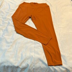 High-Rise Rust Orange Leggings - Women